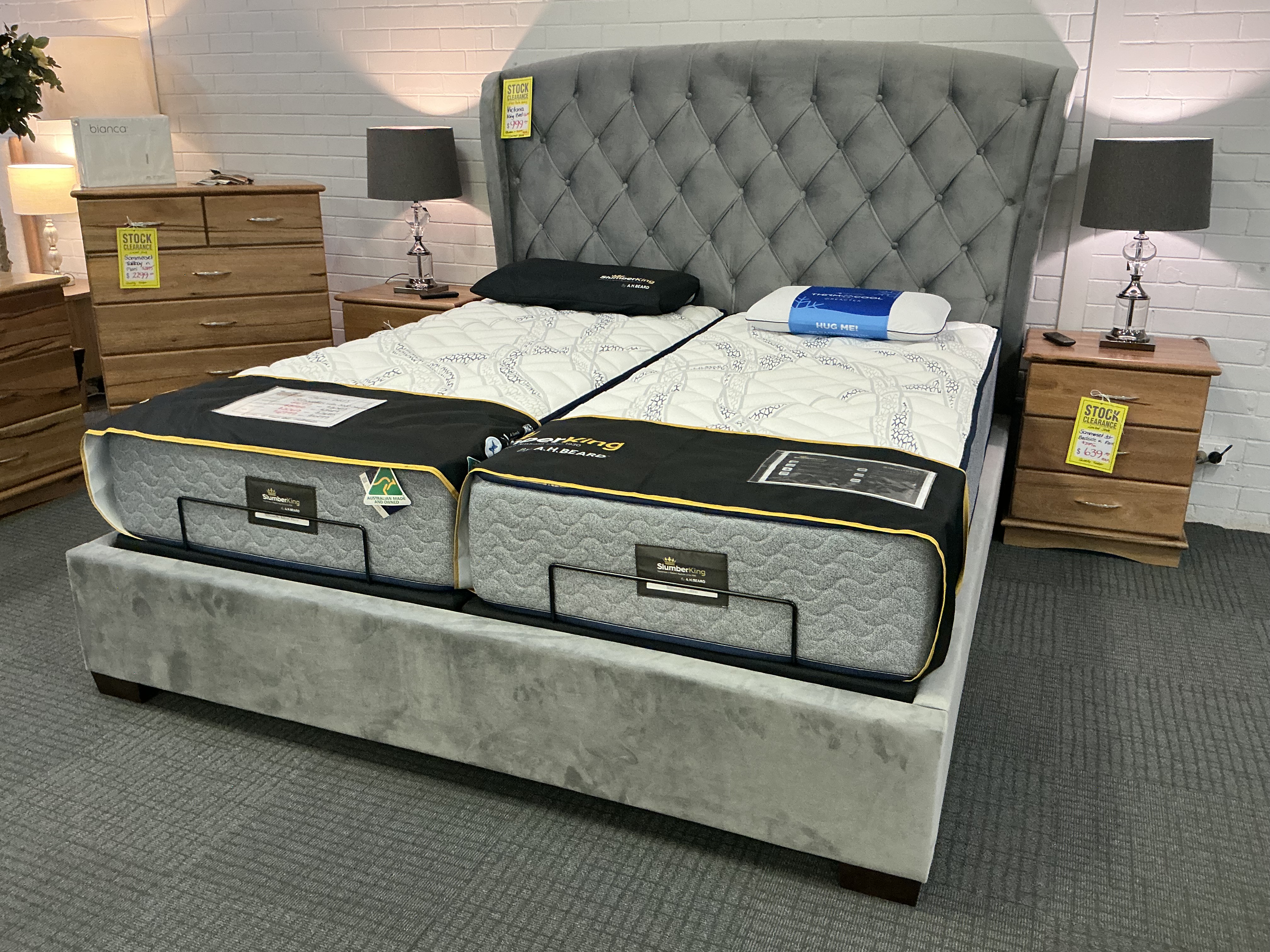 Victoria King Bed, Bed Frames & Fabric Beds | Martin Burns, Bunbury ...